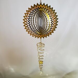 Sunburst and Crystal Motorized Sun Catcher